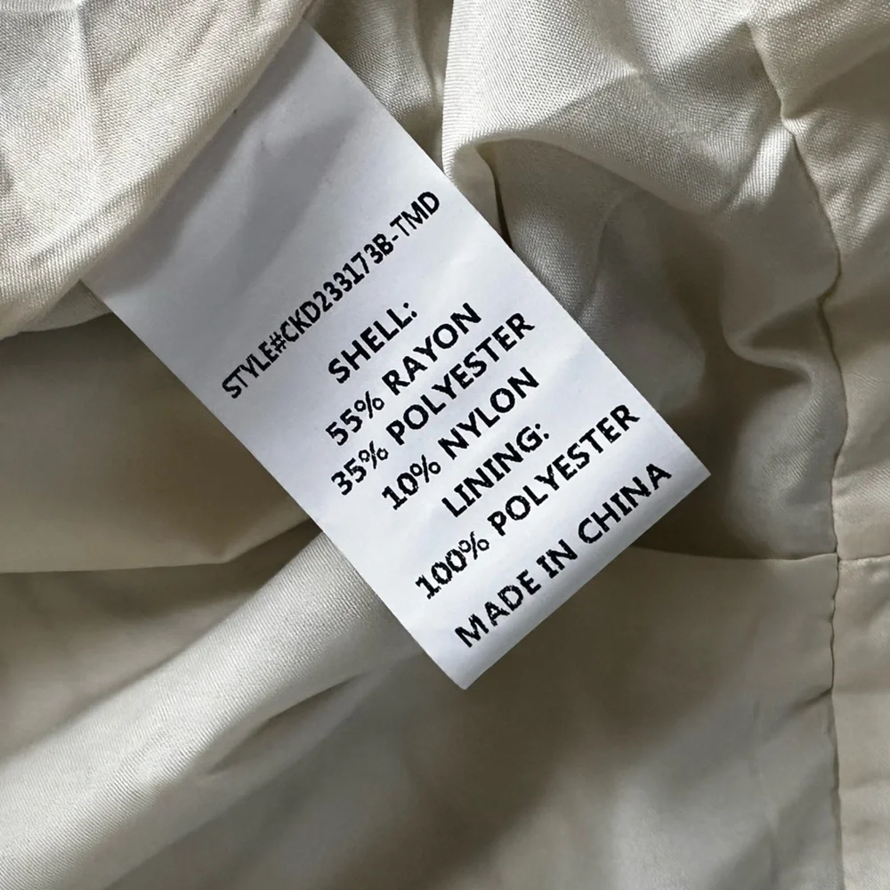 Black & White Floral Wide Leg Jumpsuit | Spaghetti Strap | Medium - Picture 7 of 7